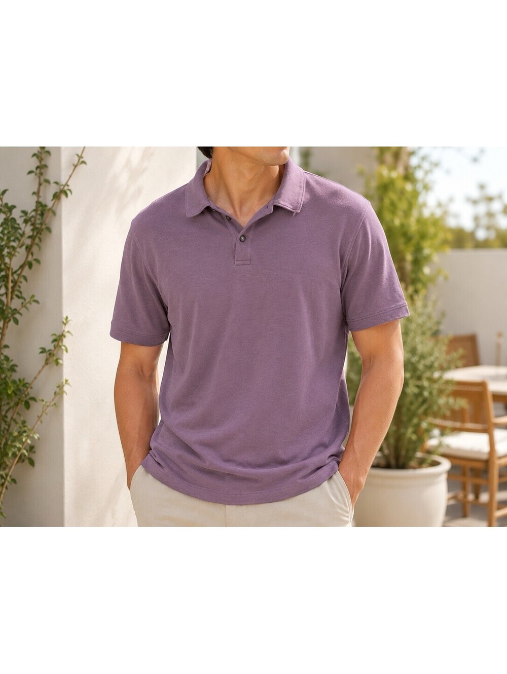 APT. 9 Men’s Polo Shirt Dusty Purple Cotton Sz XL FREE SHIPPING